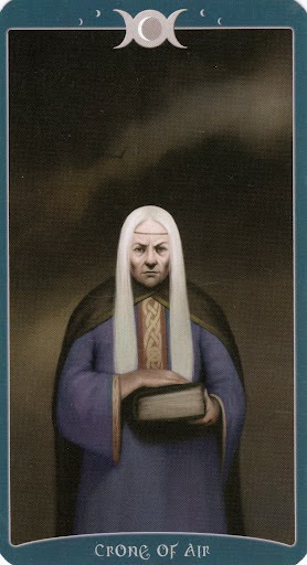 Lá Crone of Air - Book of Shadows Tarot (As Above)