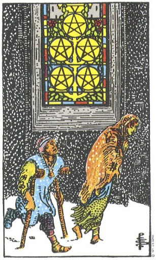 Ý Nghĩa Biểu Tượng 78 Lá Bài Tarot – Five of Pentacles