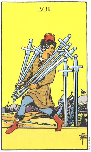 Ý Nghĩa Biểu Tượng 78 Lá Bài Tarot – Seven of Swords