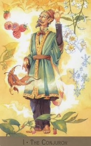 Lá 2. The Conjuror - Victorian Fairy Tarot 1