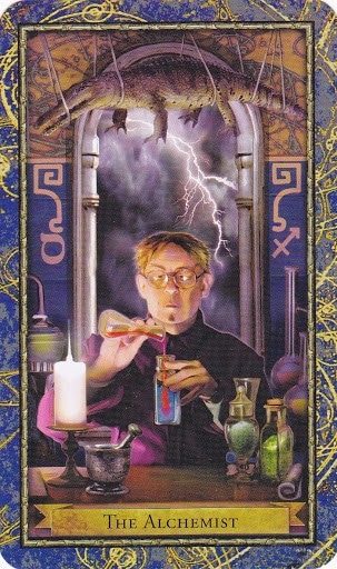 Lá The Alchemist - Wizards Tarot 1