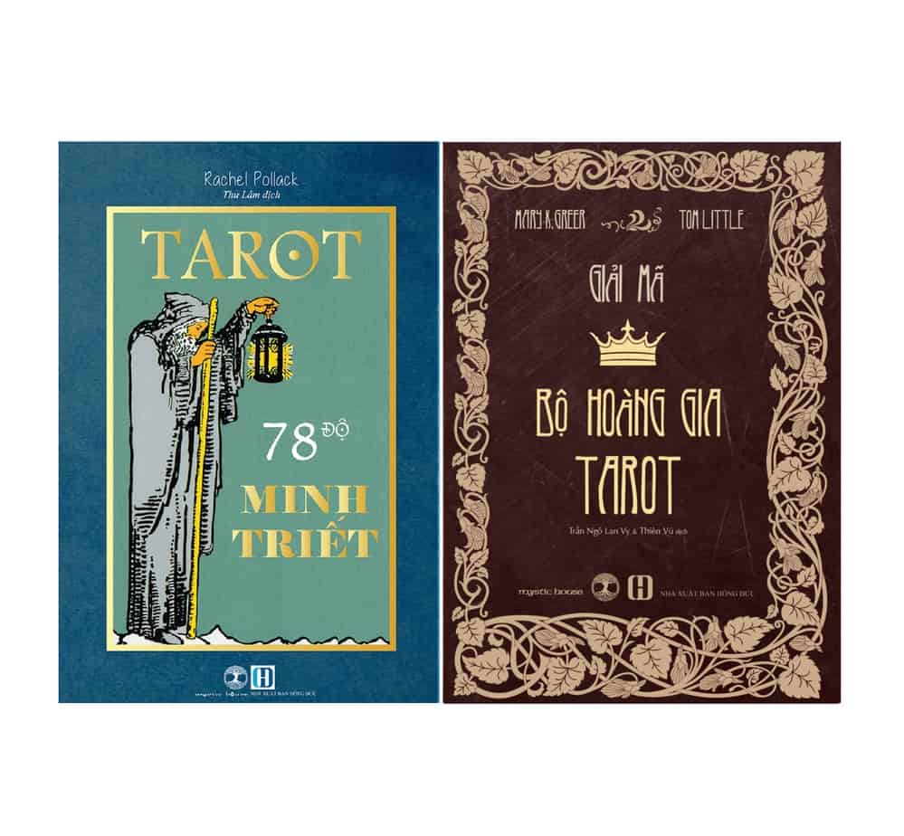 Bộ bài Combo Sách Tarot 78 Độ Minh Triết + Giải Mã Bộ Hoàng Gia Tarot chính hãng 8
