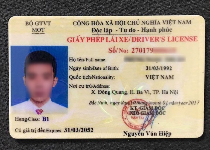 Hướng dẫn đổi bằng lái xe B1 hết hạn tại HCM
